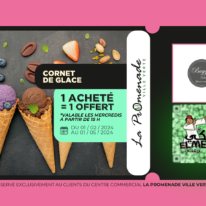 BAGGLI – UNE GLACE ACHETÉÉ = UNE GLACE OFFERTE*