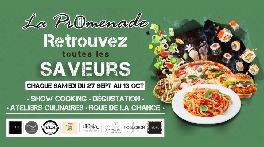 Retrouvez toutes les saveurs à la Promenade Ville Verte